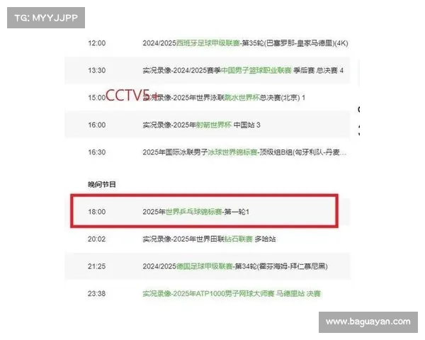 世乒赛事转播时间是几点,世乒赛全球转播时间全览精彩赛事不容错过